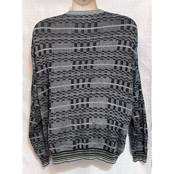 Vtg 90s Northern Isles Crewneck Sweater Mens L Navy Soft Cozy Grandpa Cosby Dad - Picture 2 of 6